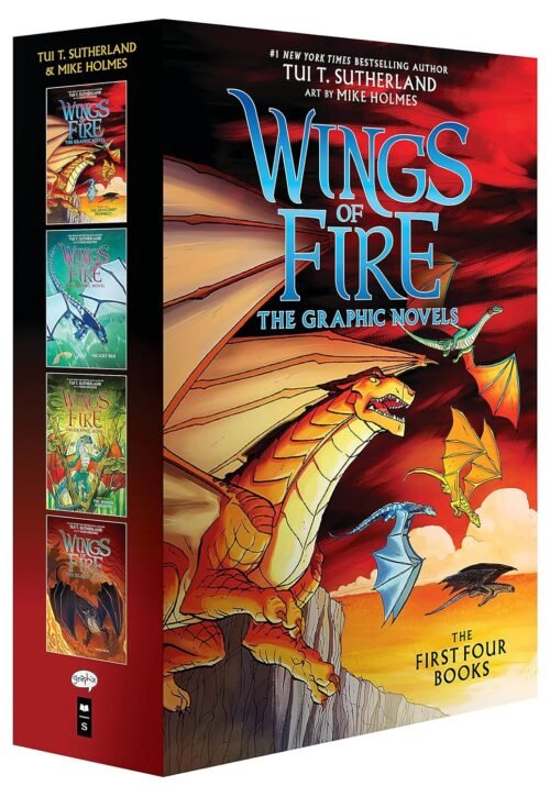 Wings of Fire #1-#4: A Graphic Novel Box Set (Wings of Fire Graphic Novels #1-#4) (Wings of Fire Graphix) Paperback – November 2, 2021